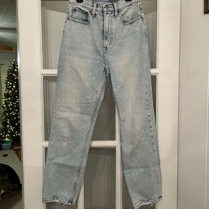Abercrombie ultra high rise straight